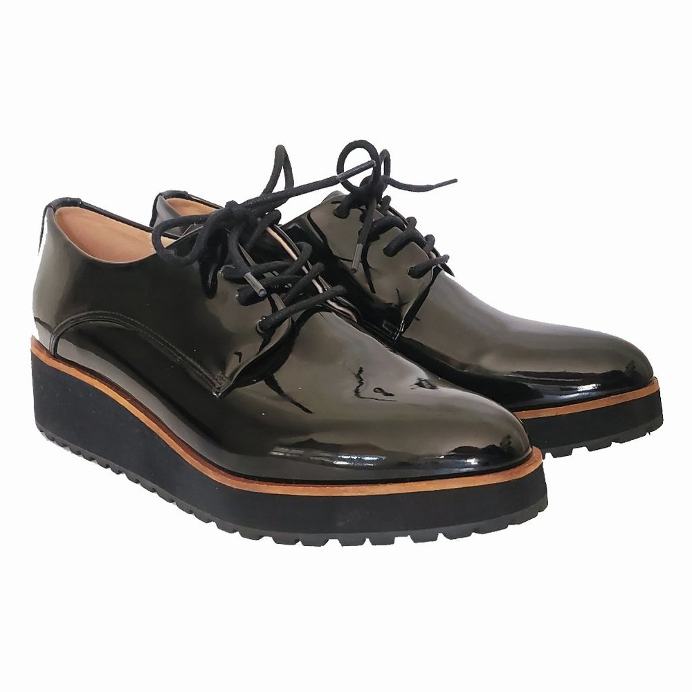 Aldo Lovirede Patent Platform Oxfords Sz 8